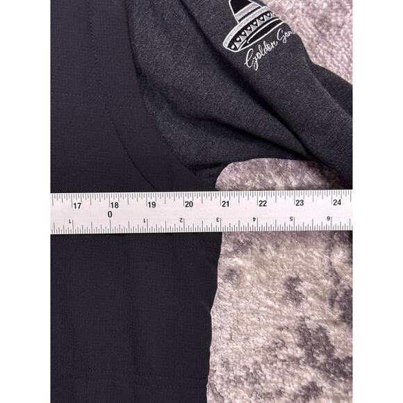 Travis Mathew Jacket Medium Mens Freezing Point 2.0 Black Full Zip Hooded - Picture 5 of 10